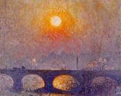 埃米尔 克劳斯 : Sunset over Waterloo Bridge